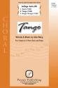 Tango for unison or 2-part choir and piano choral score
