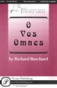 Richard Burchard, O Vos Omnes SATB Chorpartitur