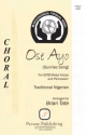 Traditional, Ose Ayo SATB a Cappella Chorpartitur