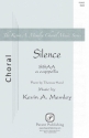Silence for female chorus (SSAA) a cappella chorus score