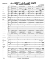 All Glory, Laud, and Honor Orchestra Partitur + Stimmen