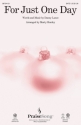 Danny Lance, For Just One Day SATB Chorpartitur