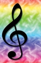 Recital Program #75 - Rainbow Treble Clef Klavier Buch