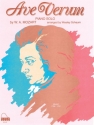 Ave Verum Klavier Buch