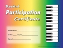 Recital Participation Certificate Klavier Buch