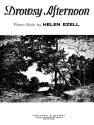 H Ezell, Drowsy Afternoon Klavier Buch