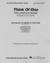 Thelonious Monk, Think of One Jazz Sextet Partitur