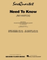 Jim Hartog, Need to Know Saxophonquartett Partitur + Stimmen