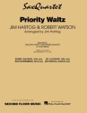 Jim Hartog, Priority Waltz Saxophonquartett Partitur + Stimmen