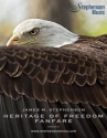 Jim Stephenson, Heritage Of Freedom Fanfare Wind Ensemble or Concert Band Partitur + Stimmen