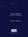 Jim Stephenson, Horn Quintet French Horn and String Quartet Partitur + Stimmen