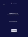 Jim Stephenson, Ode to Peace Mezzo Soprano and Orchestra Partitur + Stimmen