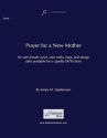 Jim Stephenson, Prayer for a New Mother Soprano, Violin, Harp and String Ensemble Partitur + Stimmen