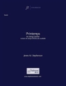 Jim Stephenson, Printemps Streichquartett Partitur + Stimmen