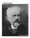 Pyotr Ilyich Tchaikovsky, Serenade: Elegie and Finale Cello Ensemble Partitur + Stimmen