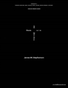 Jim Stephenson, there are no words Chamber Ensemble Partitur + Stimmen