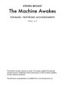 The Machine Awakes for band and electronic accompaniment score and parts