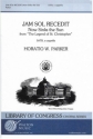 Horatio W. Parker, Jam Sol Recedit SATB a Cappella Chorpartitur