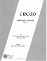 Antonio Vivaldi, Credo SATB Chorpartitur