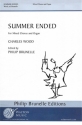 Charles Wood_Greville Phillimore, Summer ended SATB Chorpartitur