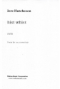 E. E. Cummings, hist whist SATB Chorpartitur