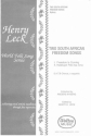 Two South African Freedom Songs SATB a Cappella Chorpartitur