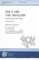 She's like the Swallow SATB Chorpartitur
