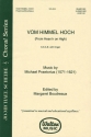 Michael Praetorius, Vom Himmel Hoch SSAB Chorpartitur