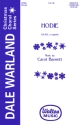 Carol Barnett, Hodie SATB a Cappella Chorpartitur