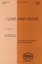 Anders Nyberg, I Live and Move SATB a Cappella Chorpartitur