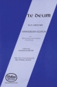 Wolfgang Amadeus Mozart, Te Deum (Anniversary Edition) SATB Partitur