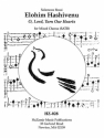 Salamone Rossi, Elohim Hashiveinu O Lord, Turn Our Hearts SATB a Cappella Chorpartitur