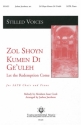 Abraham Isaac Cook, Zol Shoyn Jumen De Ge'ulah SATB Chorpartitur