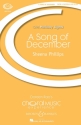 Sheena Phillips, A Song Of December SATB Chorpartitur
