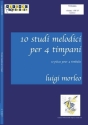 Luigi Morleo, 10 Studi Melodici Timbales Buch