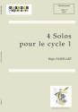 Rgis Famelart, 4 Solos Pour Le Cycle 1 Percussionensemble Partitur + Stimmen