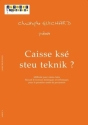 Christophe Guichard, Caisse Kse Steu Teknik ? Snare Drum Buch