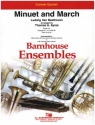 Minuet and March for 4 clarinets score and parts