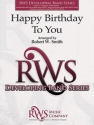 Happy Birthday To You Concert Band Partitur (oversized score)