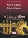 Ralph Gingery, Que Pasa? Jazz Ensemble Partitur + Stimmen