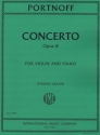 Leo Portnoff, Concerto Op. 8 Violine und Klavier