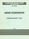 Arne Nordheim, String Quartet Streichquartett Partitur