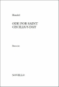 Georg Friedrich Hndel, Ode For Saint Cecilia's Day Flute, Oboe, Trumpet, Bassoon and Timpani Chorpartitur