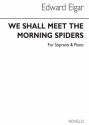 Edward Elgar, We Shall Meet The Morning Spiders Soprano Voice and Piano Buch