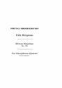 Erik Bergman, Etwas Rascher Saxophone Quartet Saxophone Partitur + Stimmen