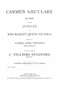 Charles Villiers Stanford, Carmen Saeculare SATB and Piano Buch