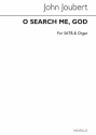 John Joubert, O Search Me God Op.127 SATB and Organ Klavierauszug