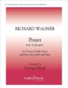 Richard Wagner, Lohengrin: Prayer Opt. Baritone Solo,TTBB Keyboard [Organ or Piano] Stimme