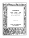 Katherine K. Davis, How Lovely Are Thy Dwellings High Voice and Keyboard [Organ or Piano] Buch