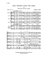 Robert Starer, Give Thanks Unto the Lord SATB Stimme